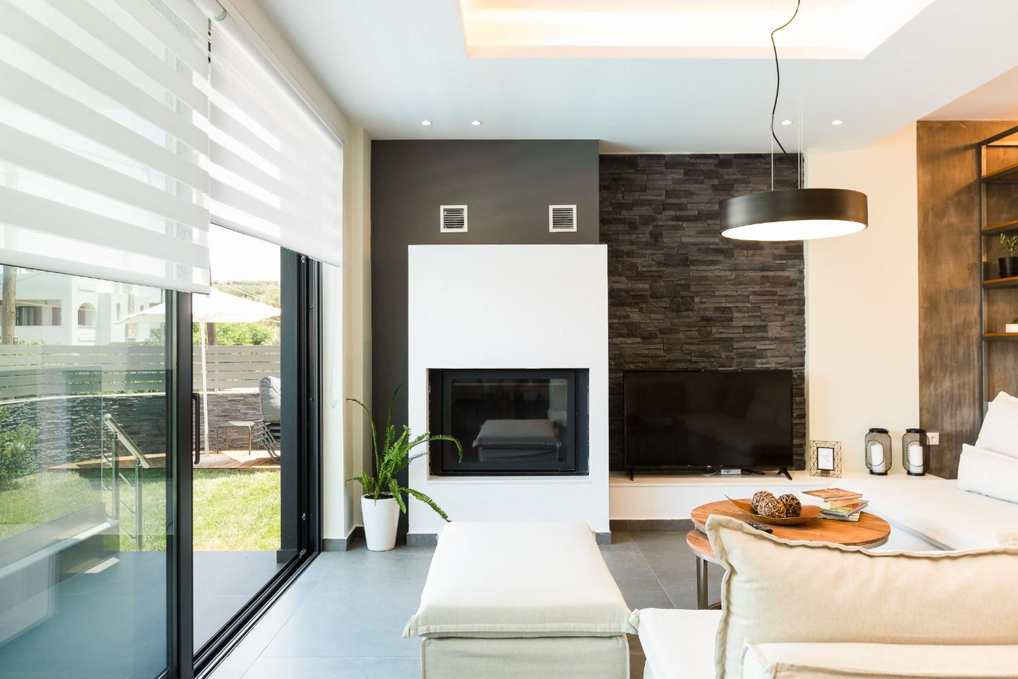 Nisos Villa, Pool & Heated Spawhirlpool, Walking To Beach, By Thinkvilla Sfakaki Exterior photo